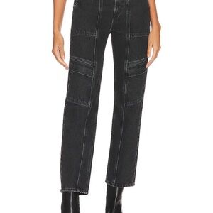 Agolde Cooper Cargo Black Jeans
